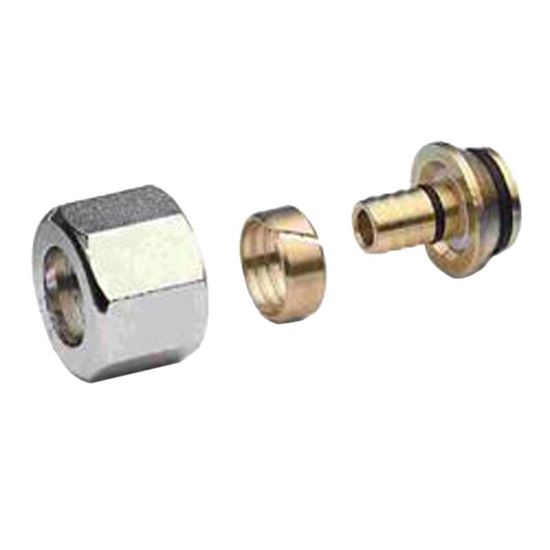 Immagine di RACCORDO SICURBLOC COPPIA, PER TUBI MULTISTRATO, Ø 16 MM, 2 PEZZI