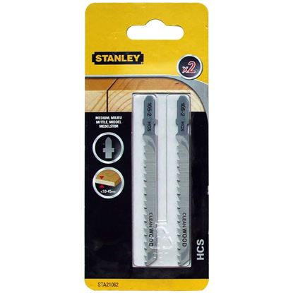 Immagine di 2 LAME PER TAGLIO MEDIO, SU LEGNO, HCS, ATTACCO A T, 100X4 MM