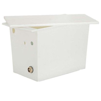 Immagine di VASO ESPANSIONE, PP, COLORE BIANCO, CON COPERCHIO, 30 LT