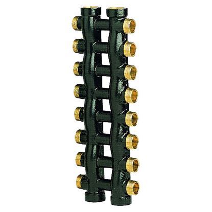 Immagine di COLLETTORE COMPLANARE, 3/4"X1/2", 6 ATTACCHI