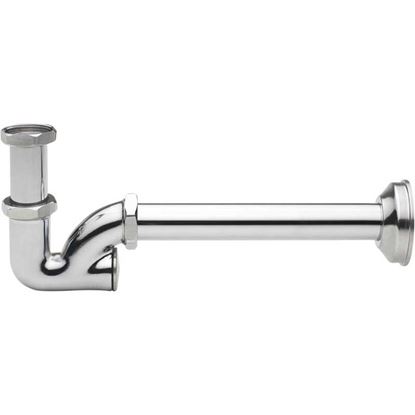 Immagine di SIFONE A U, SENZA PILETTA BIDET, CON CANOTTO 25 CM, 1"