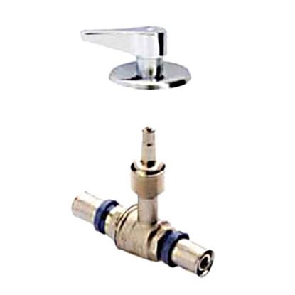 Immagine di RUBINETTO A PRESS-FITTING, INCASSO, CON LEVA, 20X20 MM