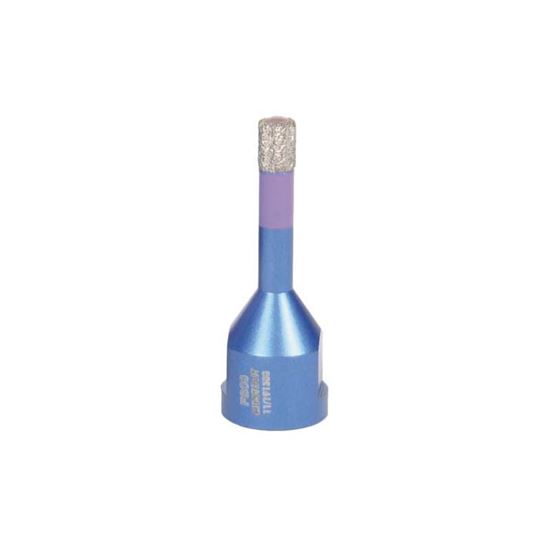 Immagine di FRESA DIAMANTATA MONTOLIT, MONDRILLO, FORATURA A SECCO PER GRESS/CERAMICA DURA/GRANITO/MARMO, FILETTO M14, Ø 16 MM