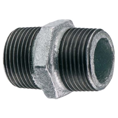 Immagine di NIPPLO DOPPIO ZINCATO, FIGURA 280, MM 2"