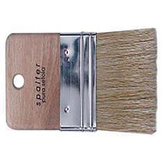 Immagine di SPALTER, MANICO LEGNO, EFFETTO ONDA, SETOLA, 100 MM