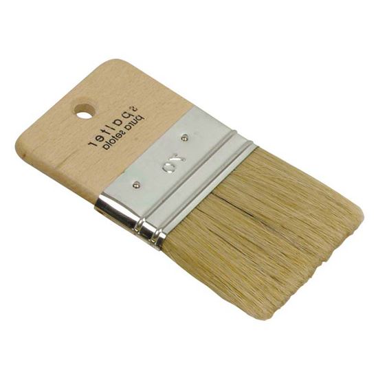 Immagine di SPALTER, MANICO LEGNO, EFFETTO ONDA, SETOLA, 120 MM