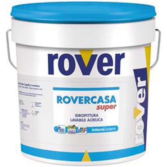 Immagine di IDROPITTURA ROVERCASA SUPER, BASE B, LAVABILE, ACRILICA PER ESTERNO E INTERNO, 0,675 LT