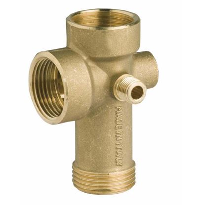 Immagine di RACCORDO OTTONE, 5 VIE, 1", H 72 MM