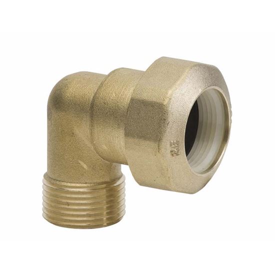 Immagine di GOMITO OTTONE, PER POLIETILENE, MF, Ø40X1"1/4