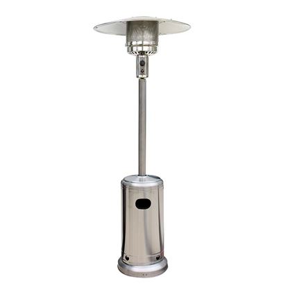 Immagine di RISCALDATORE A RAGGI INFRAROSSI, ACCENSIONE PIEZOELETT., VALVOLA ANTICADUTA, H 210 CM, STRUTT.ACCIAIO INOX, 20,5 KG