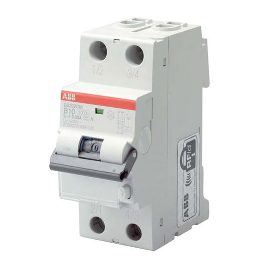 Immagine di INTERRUTTORE MAGNETOTERMICO DIFFERENZIALE ABB, 6 KA, 2P, 30 MA, C20