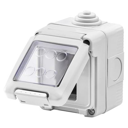 Immagine di CONTENITORE DA PARETE GEWISS, STAGNO, PER SERIE SYSTEM, IP55, 1 POSTO