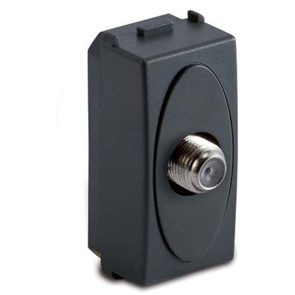 Immagine di PRESA TV MODO, CONNETTORE IEC, FEMMINA, COLORE GRIGIO