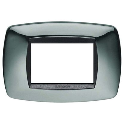 Immagine di PLACCA MODO, IN TECNOPOLIMERO, COLORE CROMATO, 4 POSTI