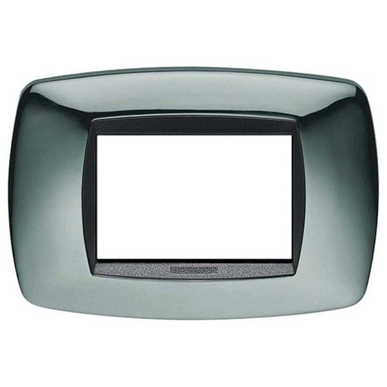 Immagine di PLACCA MODO, IN TECNOPOLIMERO, COLORE CROMATO, 7 POSTI