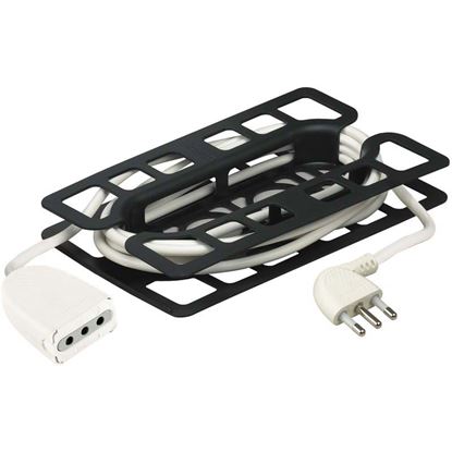 Immagine di PROLUNGA, SPINA/PRESA 2P+T 10 A, 3X0,75 MM, 3 MT, COLORE BIANCA