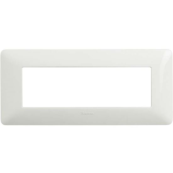 Immagine di PLACCA 6 POSTI, BIANCO, SERIE MATIX