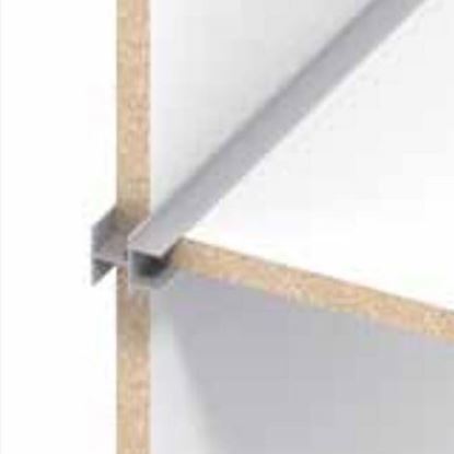 Immagine di PROFILO A T CLAMPLINE, ALLUMINO ARGENTO, 1,00 MT