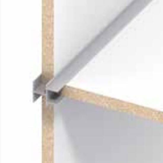 Immagine di PROFILO A T CLAMPLINE, ALLUMINO ARGENTO, 1,00 MT