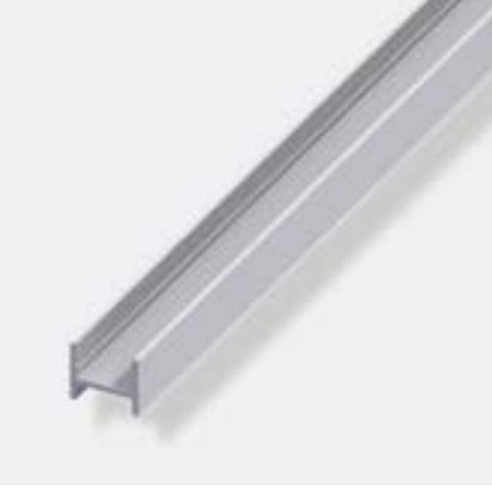 Immagine di PROFILO AD H, ALLUMINIO ARGENTO, 1 MT,  14X16,5 MM