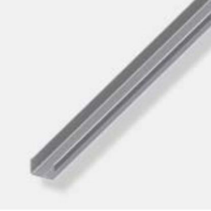 Immagine di PROFILO A U ACCIAIO INOX, 1 MT, 10X15X10 MM