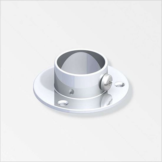 Immagine di REGGITUBO LATERALE FISSAGGIO, 25 MM, 2 PEZZI, CROMATO