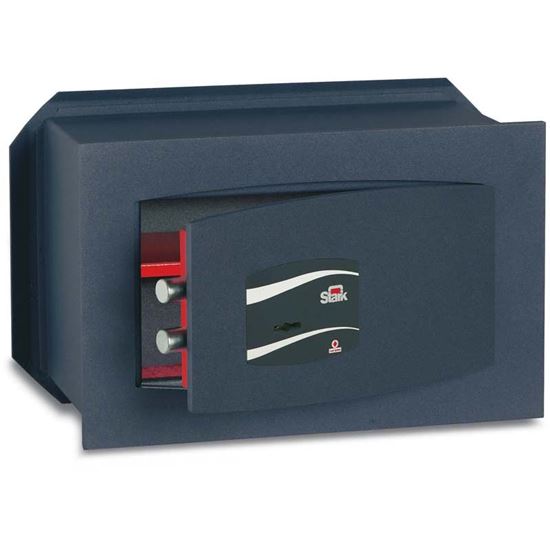 Immagine di CASSAFORTE A MURO A CHIAVE STARK 801, SPESSORE PORTA 8 MM, 310X210X150 MM
