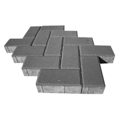 Immagine di PAVE' D.S., MODELLO MATTONCINO SMUSSATO GRIGIO, MISURE 10,5X20,5X6