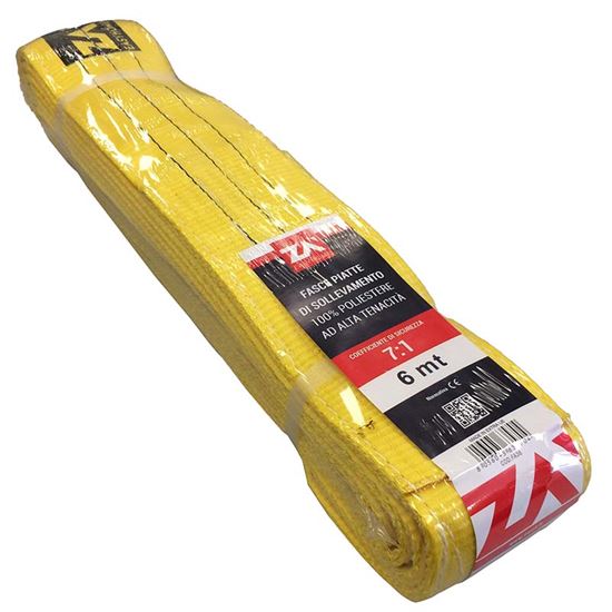 Immagine di CINGHIA DI SOLLEVAMENTO, GIALLA, 100 MM, 3 MT