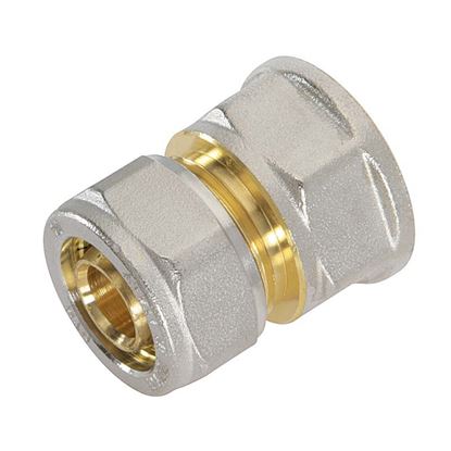 Immagine di RACCORDO A STRINGERE DRITTO, PER TUBO MULTISTRATO, F 1/2"X16 MM, 10 PEZZI