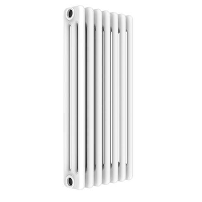 Immagine di RADIATORE ACCIAIO WARM BASIC TUBOLARE, INTERASSE 623 MM 3 COLONNE DI PROFONDITÀ 7 ELEMENTI, 488 W, COLORE BIANCO RAL 9010