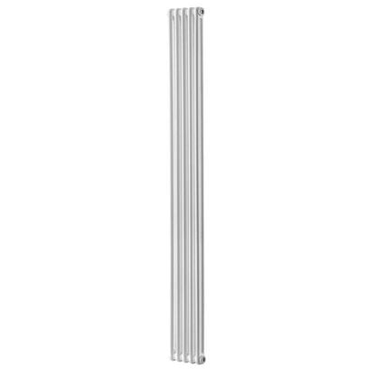 Immagine di RADIATORE ACCIAIO WARM PLUS TUBOLARE, INTERASSE 1935 MM 2 COLONNE DI PROFONDITÀ 5 ELEMENTI, 693 W, COLORE BIANCO RAL 9010