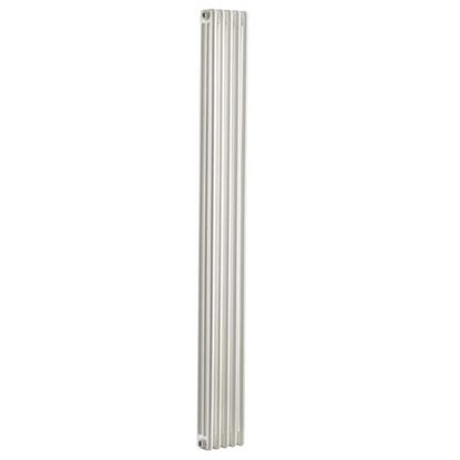 Immagine di RADIATORE ACCIAIO WARM PLUS TUBOLARE, INTERASSE 1935 MM, 3 COLONNE DI PROFONDITÀ, 5 ELEMENTI, 925 W, COLORE BIANCO RAL 9010