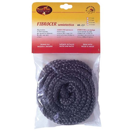 Immagine di GUARNIZIONE FIBROVET SEMIELASTICA PER STUFE, Ø 12 X 2,5 MT