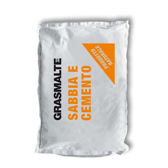 Immagine di MASSETTO SABBIA E CEMENTO, IN BISACCO DI PLASTICA, IDEALE PER REALIZZAZIONE DI MASSETTI, 25 KG