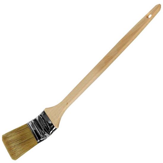 Immagine di  PENNELLO RADIATORE MANICO LEGNO, SETOLA BIONDA, L