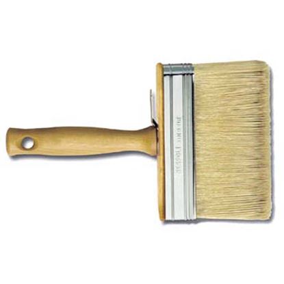 Immagine di PLAFONIERA MANICO LEGNO, SETOLA BIONDA MISTA, 140X40 MM