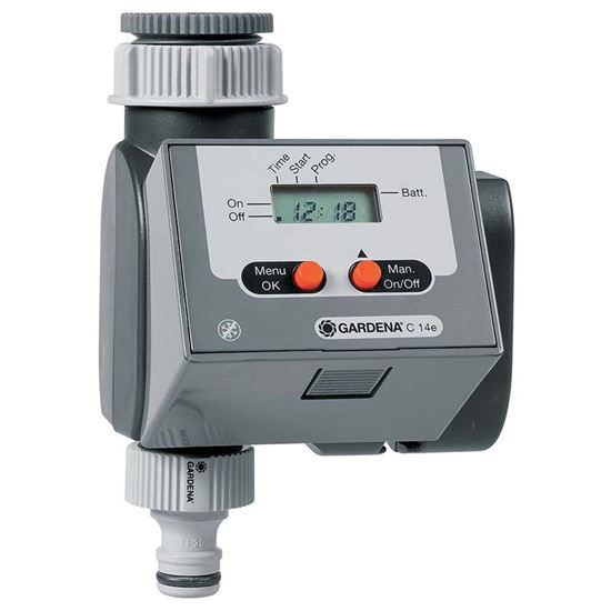 Immagine di CENTRALINA GARDENA, PER IRRIGAZIONE, PROGRAMMATORE ELETTRONICO, FRONTALINO ESTRAIBILE, ALIMENTAZIONE PILA 9 V