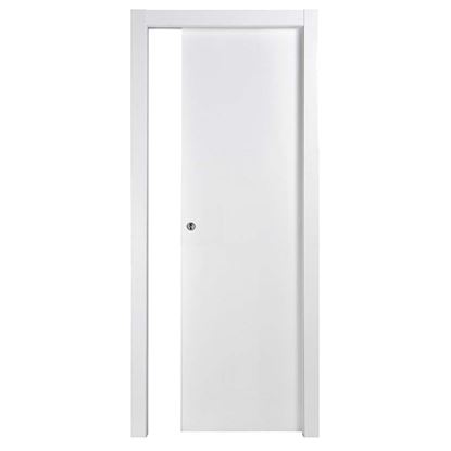Immagine di PORTA TATIANA REVERSIBILE, SCORREVOLE, BIANCA, 70X210 CM