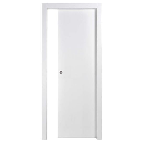 Immagine di PORTA TATIANA REVERSIBILE, SCORREVOLE, BIANCA, 70X210 CM