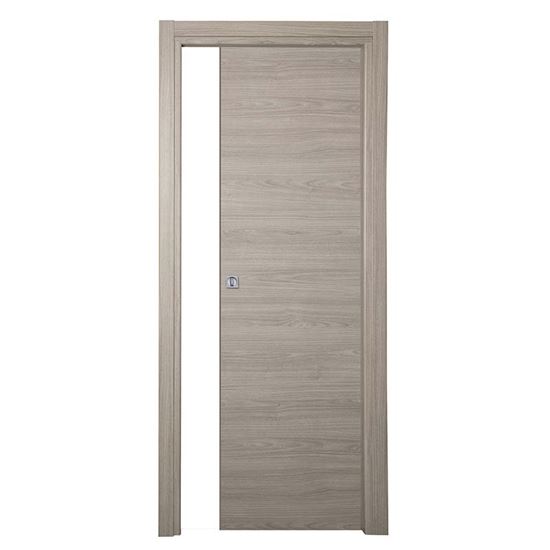 Immagine di PORTA SISSY REVERSIBILE COLOR MOKA, SCORREVOLE, 70X210 CM