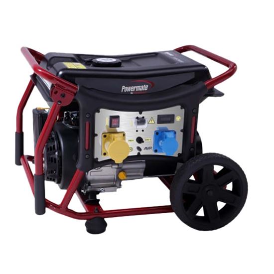 Immagine di GENERATORE POWERMATE  2950 W,  WX 3200, AVVIAMENTO A STRAPPO, MONOFASE, POTENZA USO CONTINUATIVO 2,45 KW