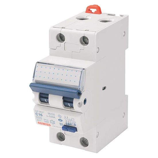 Immagine di INTERRUTTORE MAGNETOTERMICO GEWISS DIFFERENZIALE 1P+N 20A 4,5KA 30MA