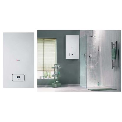 Immagine di CALDAIA MURALE SAUNIER DUVAL THEMATEK CONDENSING 25 KW, CONDENSAZIONE, CLASSE AA, METANO