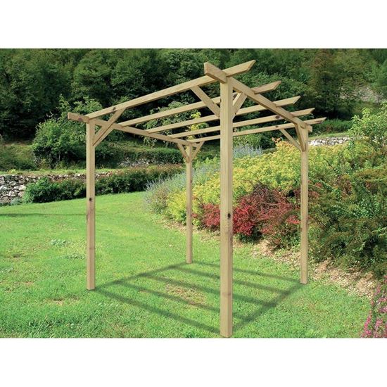 Immagine di PERGOLA PEACH SINGOLO TRAVE PROMO, 3X3XH2,40 MT