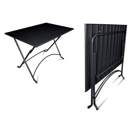 Immagine di TAVOLO BINGO, PIEGHEVOLE BASCULANTE, 70X112 CM, VERNICIATO IN POLIESTERE, COLORE GRIGIO